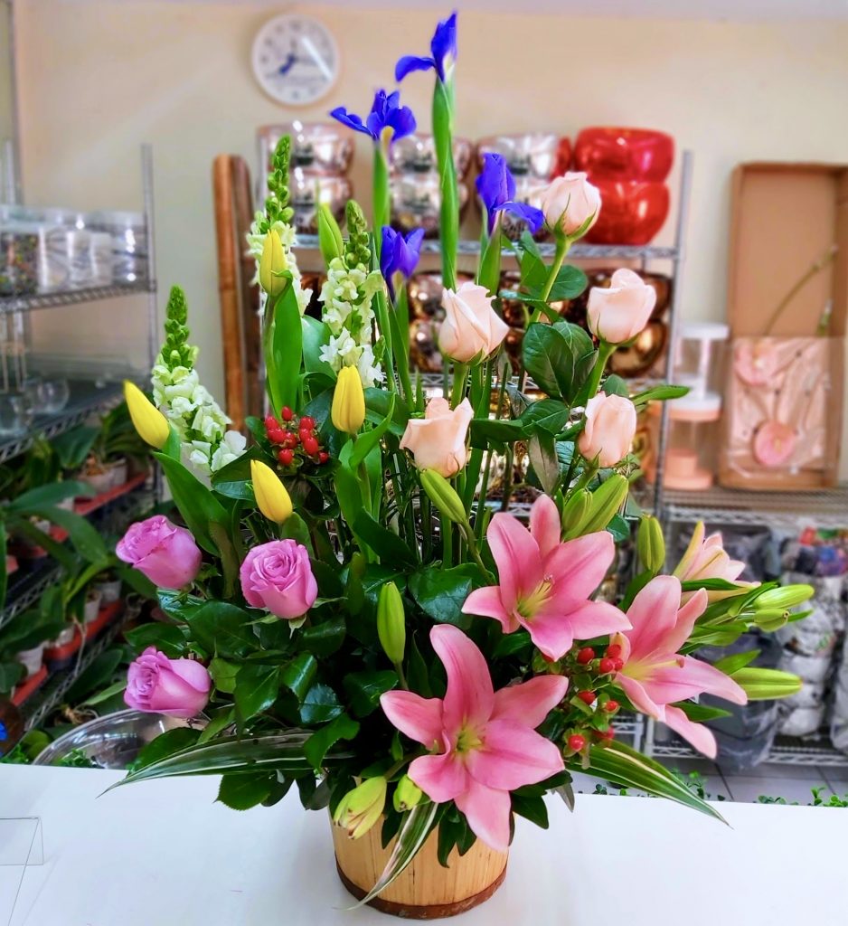 SKU803 Mixto en base rústica Galería Floral Querétaro